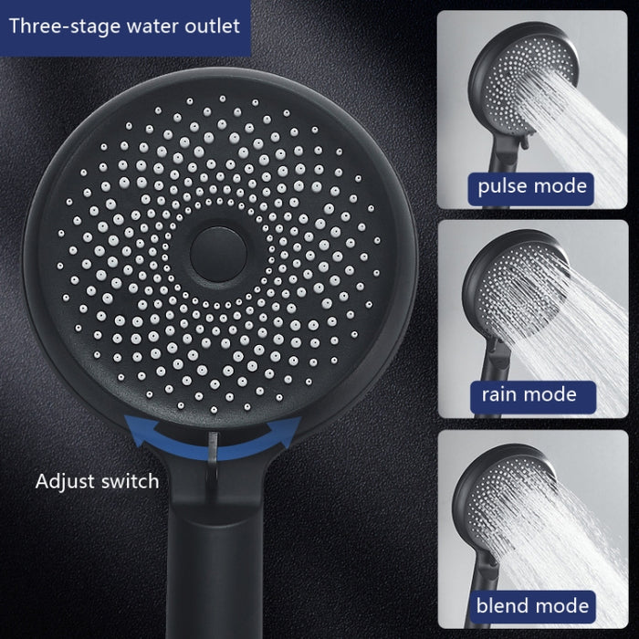 Home Handheld Silicone Supercharged Shower Nozzle, Style: