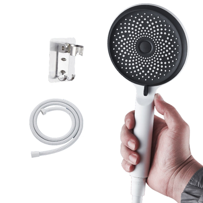 Home Handheld Silicone Supercharged Shower Nozzle, Style: