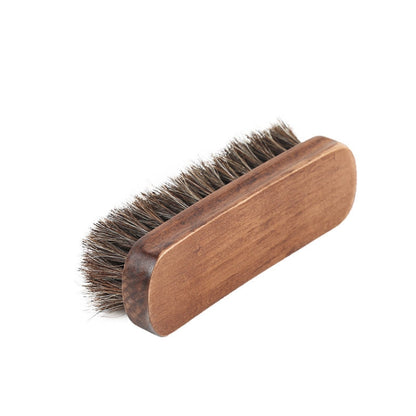 Horse Mane Shoes Brush Mahogany Brush Fur Shoes Cleaning And Dust Brush