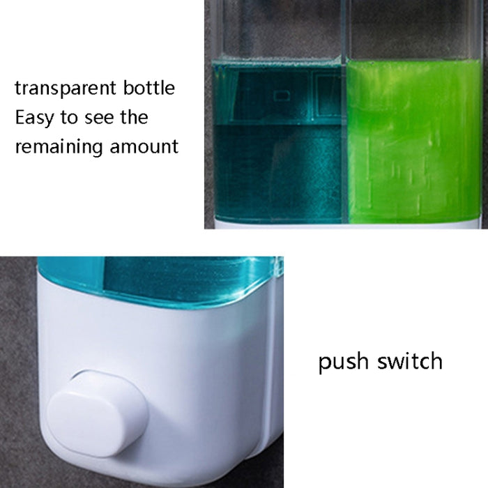 Hotel Bathroom Manual Soap Machine Wall Hanging Paste Transparent Soap