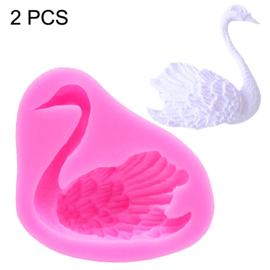 2 PCS Swan Baking Silicone Mould Cake Decorating Mould