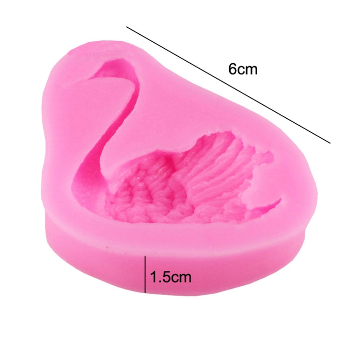 2 PCS Swan Baking Silicone Mould Cake Decorating Mould