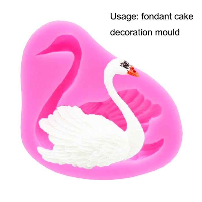 2 PCS Swan Baking Silicone Mould Cake Decorating Mould