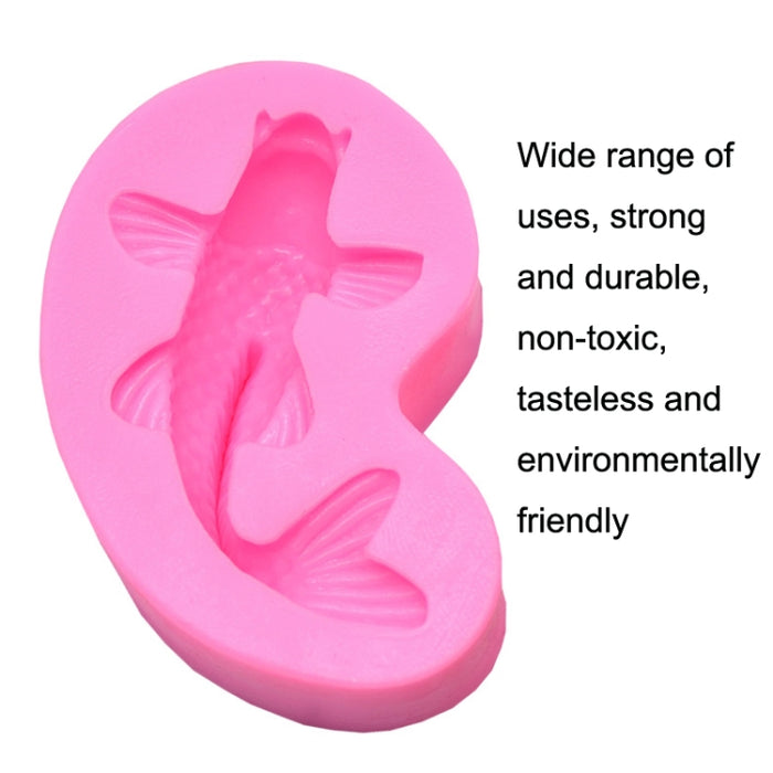 2 PCS Goldfish Baking Fondant Silicone Mold Cake Decorating