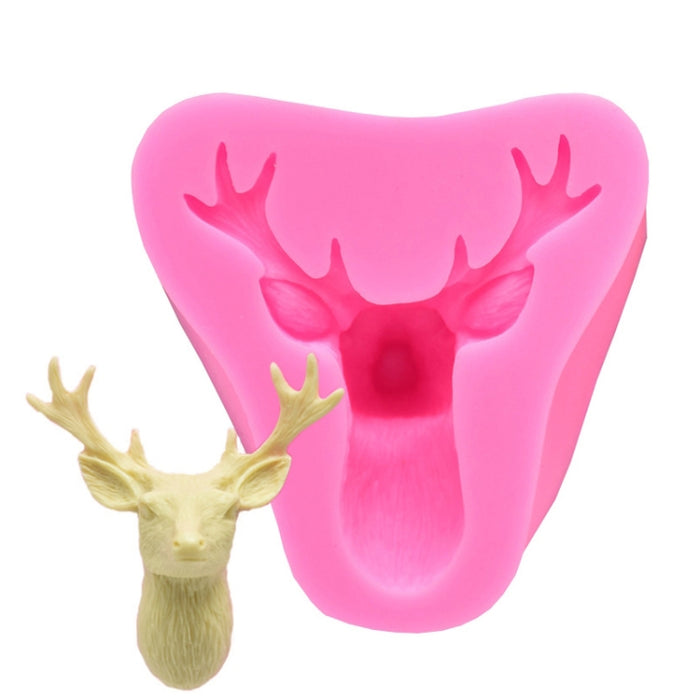 Deer Head Silicone Fondant Cake Mold