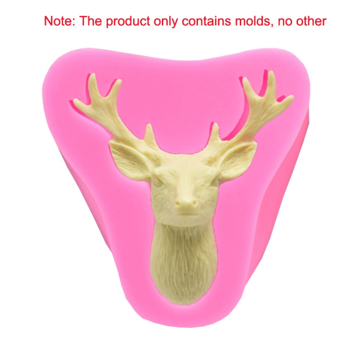 Deer Head Silicone Fondant Cake Mold