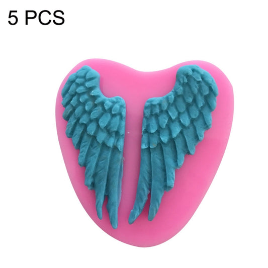 5 PCS Angel Wings Cake Silicone Mold Baking Tool