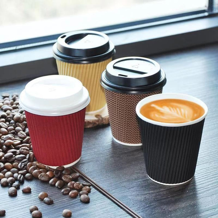 Disposable Thickened Anti-scalding Corrugated Coffee Cup