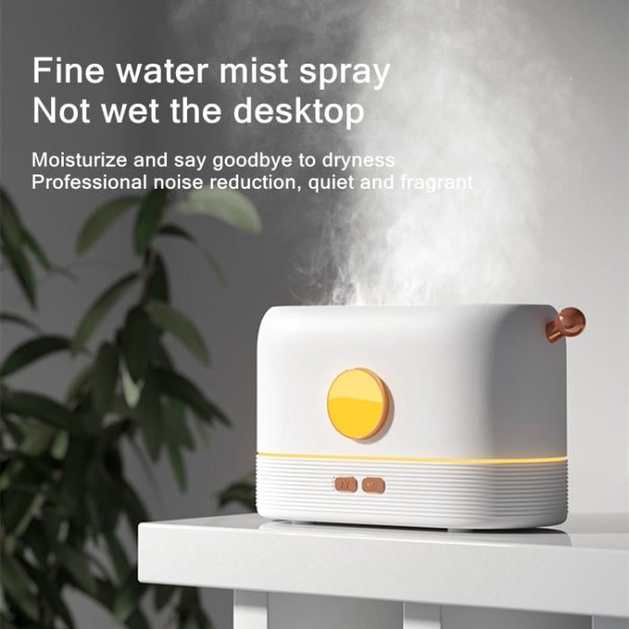 JF801 Desktop Simulation Flame Aroma Diffuser Humidifier