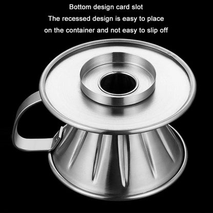 Double-layer Stainless Steel Pour-over Coffee Filter, Size: