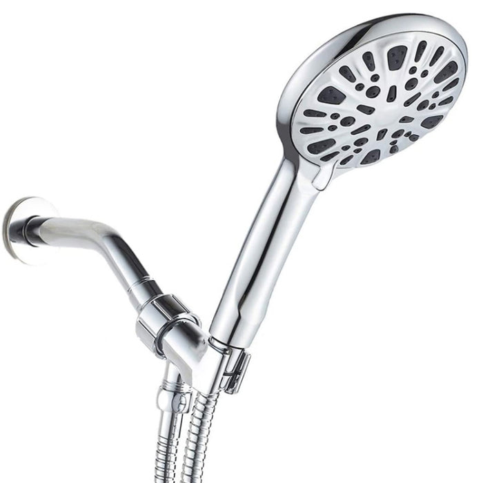 9 Functions Handheld Shower Pressurized Shower With Water Off and Pause, Style: