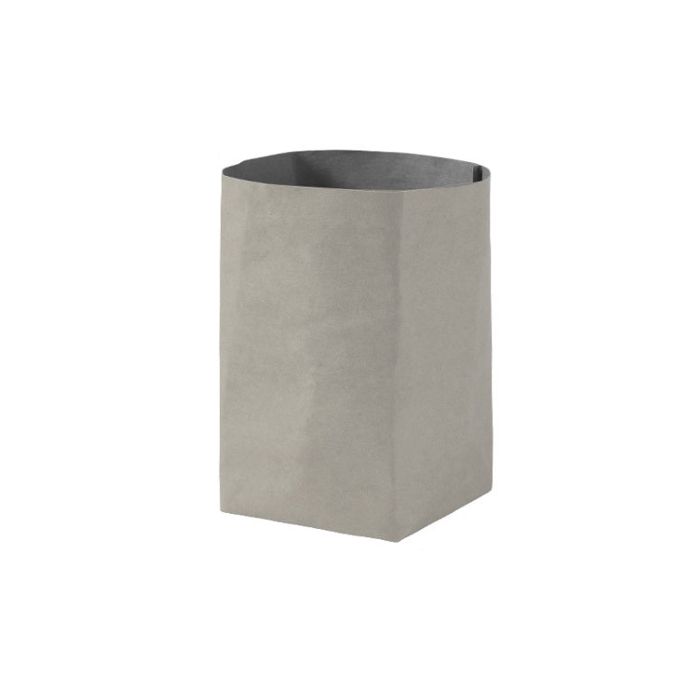 Desktop Separate Storage Washable Kraft Paper Bag, Size:, 10x10x15cm, 12x12x23cm, 15x15x28cm, 20x20x35cm, Bear 10x10x15cm, Gray 10x10x15cm, Gray 12x12x23cm, Gray 15x15x28cm, Gray 20x20x35cm