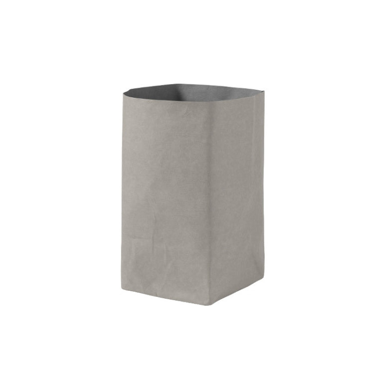 Desktop Separate Storage Washable Kraft Paper Bag, Size:, 10x10x15cm, 12x12x23cm, 15x15x28cm, 20x20x35cm, Bear 10x10x15cm, Gray 10x10x15cm, Gray 12x12x23cm, Gray 15x15x28cm, Gray 20x20x35cm