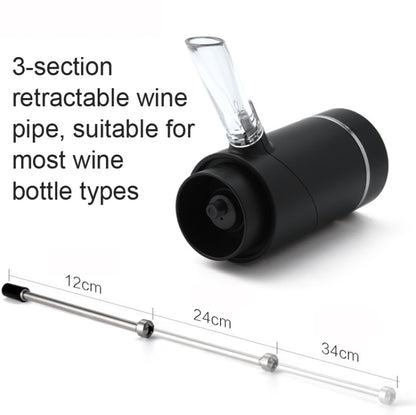 Electric Red Wine Decanter Dispenser,Style:, Red ABS, Stainless Steel, Stainless Steel With Base