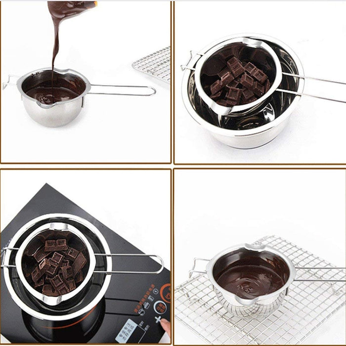 Stainless Steel Chocolate Water-proof DIY Baking Heating Melting Pot