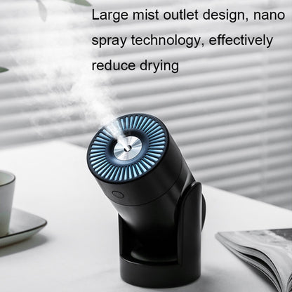 L09 USB Plug-in Rotating Colorful Night Light Humidifier, White, Pink, Black