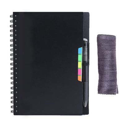 KCA02 Erasable Waterproof Coil Notebook, Spec:, A5 Square, B5 Round, A5 without LOGO, A5 Iron Ring no LOGO, A5 Note Type