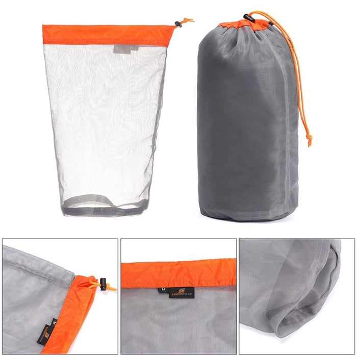 LUCKSTONE WSD2005020 Lightweight Mesh Organizing Storage Bag, Size: