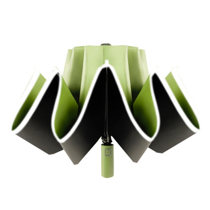YL020 Folding Sun Umbrella Black Glue Sunscreen Anti-ultraviolet Car Special Reverse Umbrella, Dark Night Green, Ruby Red, Navy, Mustard Green, Dark Blue, Turquoise, Stainer Black, Midsummer Pink