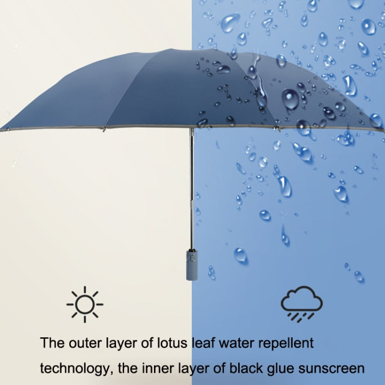 YL020 Folding Sun Umbrella Black Glue Sunscreen Anti-ultraviolet Car Special Reverse Umbrella, Dark Night Green, Ruby Red, Navy, Mustard Green, Dark Blue, Turquoise, Stainer Black, Midsummer Pink