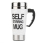 FX-589 400ml 304 Stainless Steel Automatic Stirring Coffee Cup, Green, White, Red, Yllow, Black, Blue
