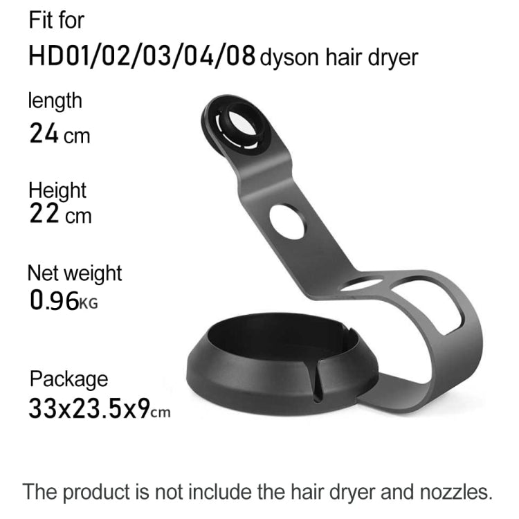 For Dyson Supersonic Hair Dryer Stand Holder With Cable Storage Function, Stored 4 Attachment