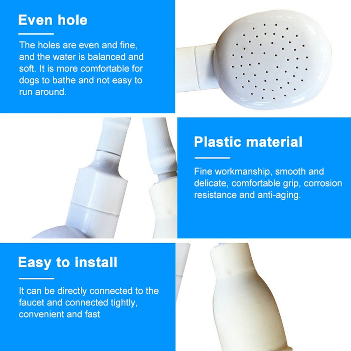 Round Shape High Pressure Handheld Shower Head Water Saving Bathroom Accessories