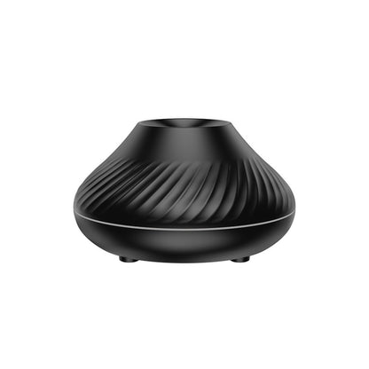 DQ705 Volcanic Flame Aroma Diffuser Essential Oil Lamp Air Humidifier with Color Night Light, DQ705(Beige), DQ705(Black)