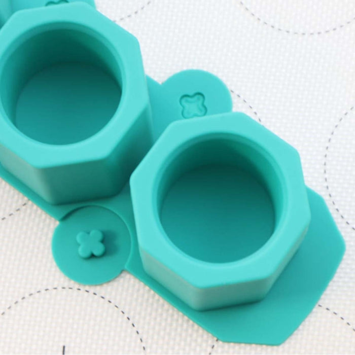 2 PCS 3 Grid Silicone Diamond Ice Tray Succulent Flower Pot Mold DIY Plaster Mold