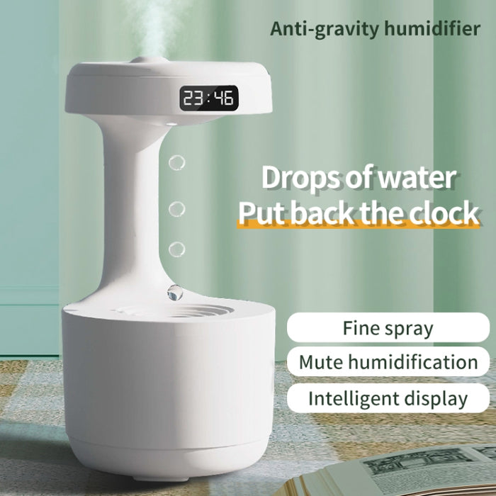 W1 LED Smart Display Anti-Gravity Water Drop Humidifier