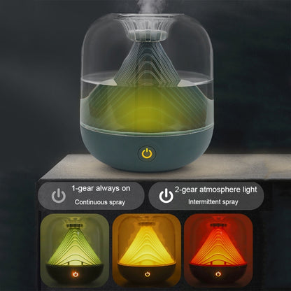 FX-039 USB Charging Ambient Light Humidifier Mountain Mini Wireless Humidifier, Green, White, Wine Red