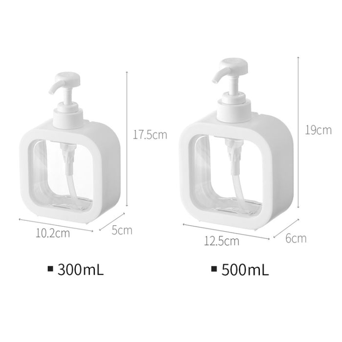 Transparent Hand Sanitizer Split Bottle Plastic Press Type Emulsion Bottle