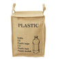 Jute Storage Box Fabric Dirty Clothes Basket Miscellaneous Sorting Storage Bag, Men Shirt, Milk Carton, Cans, Coke Bottle, Women T-shirt