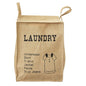 Jute Storage Box Fabric Dirty Clothes Basket Miscellaneous Sorting Storage Bag, Men Shirt, Milk Carton, Cans, Coke Bottle, Women T-shirt