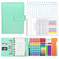 A6 Macaron PU Leather Loose-leaf Notebook Cash Budget Handbook, XJYS-010  Blue, XJYS-010  Pink, XJYS-010  Purple, XJYS-010 Yellow, XJYS-010 Black, XJYS-010 Green