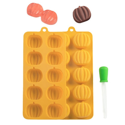 Pumpkin Chocolate Mousse Cake Cartoon Mold, Random Color Delivery