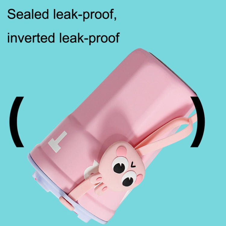 Cartoon Thermal Insulation Cup 316 Stainless Steel Coffee Mug Water Cup, Capacity:, 400ml White, 400ml Purple, 400ml Pink, 400ml Light Green