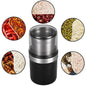 M200B Electric Mini Coffee Grinder Grain Bean Grinding Machine, Spec:, EU Plug, UK Plug, US Plug