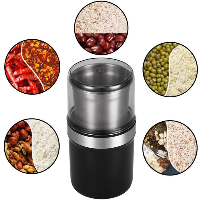 M200B Electric Mini Coffee Grinder Grain Bean Grinding Machine, Spec: