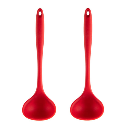 Non-stick High Temperature Resistant Silicone Cookware, Style:Food Clip, Spatula, Soup Spoon, Leak Spoon, Spaghetti Claw, Rice Spoon, Leak Shovel, Scrape, Brush, Food Clip