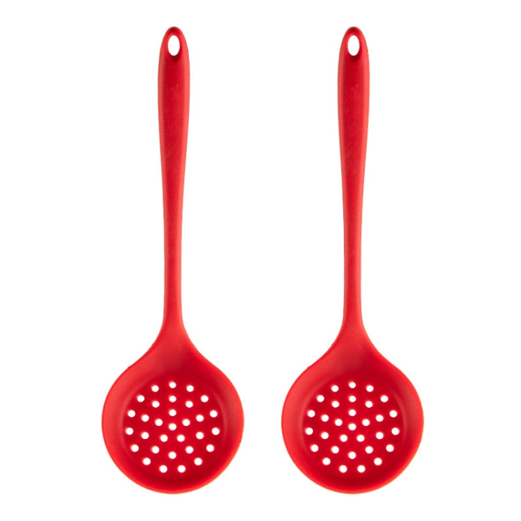 Non-stick High Temperature Resistant Silicone Cookware, Style:Food Clip, Spatula, Soup Spoon, Leak Spoon, Spaghetti Claw, Rice Spoon, Leak Shovel, Scrape, Brush, Food Clip
