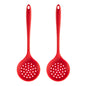 Non-stick High Temperature Resistant Silicone Cookware, Style:Food Clip, Spatula, Soup Spoon, Leak Spoon, Spaghetti Claw, Rice Spoon, Leak Shovel, Scrape, Brush, Food Clip