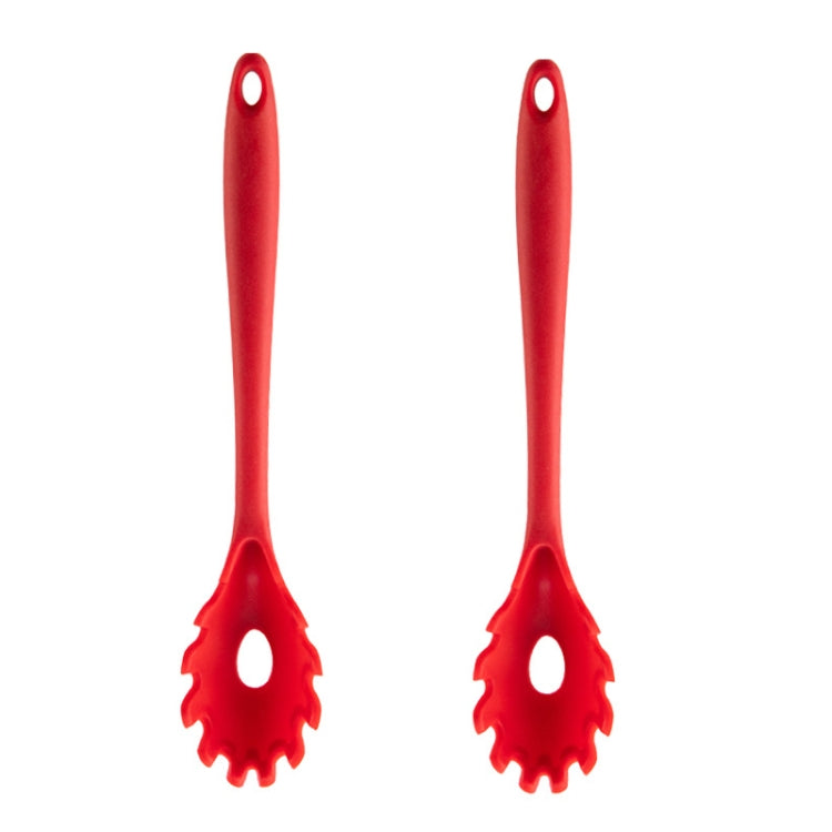 Non-stick High Temperature Resistant Silicone Cookware, Style:Food Clip, Spatula, Soup Spoon, Leak Spoon, Spaghetti Claw, Rice Spoon, Leak Shovel, Scrape, Brush, Food Clip