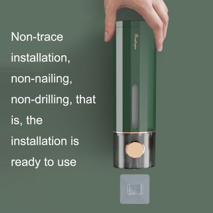 Wall Mounted Manual Soap Liquid Hotel Handwashing Bathroom Bathing Foam Soap Dispenser, 450ml/Dark Green, 450ml/White