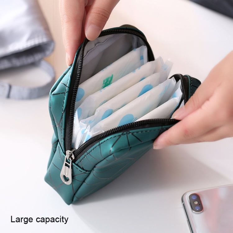 XH8214 Portable Sanitary Napkin Storage Bag Large Capacity Waterproof Coin Bag, XH8214 Fluorescence, XH8214 Sky Blue, XH8214 Cherry Pink, XH8214 Apricot, XH8214 Plant Green, XH8214 Black