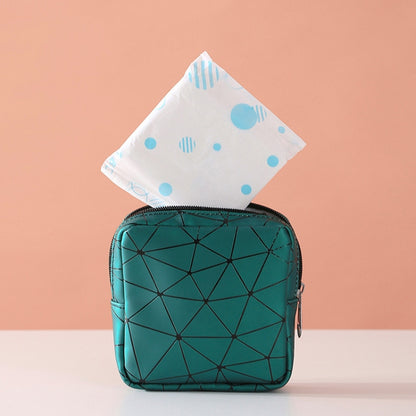 XH8214 Portable Sanitary Napkin Storage Bag Large Capacity Waterproof Coin Bag, XH8214 Fluorescence, XH8214 Sky Blue, XH8214 Cherry Pink, XH8214 Apricot, XH8214 Plant Green, XH8214 Black