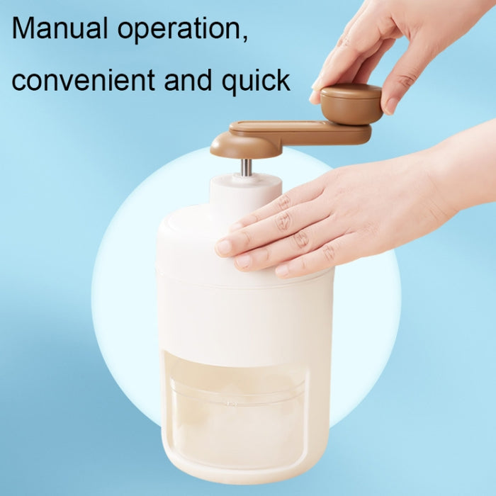 Household Small Manual Ice Crusher Portable Mini Ice Smoothie Machine