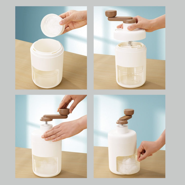 Household Small Manual Ice Crusher Portable Mini Ice Smoothie Machine, T555