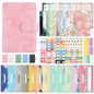 A6 Crocodile Pattern PU Leather Loose-Leaf Binder Budget Notebook Cash Envelope Organizer, Crocodile Pattern (Bean Green), Crocodile Pattern (Warm White), Crocodile Pattern (Pink), Crocodile Pattern (Glaze Blue), Crocodile Pattern (Rock Gray)