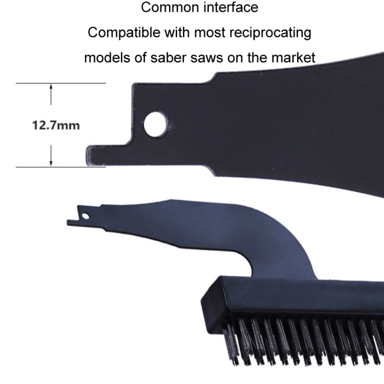 Rust Removal Grinding Tools Electric Steel Wire Nylon Brush Cleaning Set, Nylon Brush Head, Steel Brush Head, Nylon+Steel Brush Head, 50mm Steel Spatula, Nylon/Steel Brush Head+10mm/50mmSteel Spatula